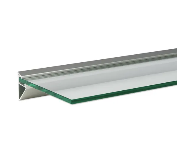 Glass shelf support profile Glass shelf support profile