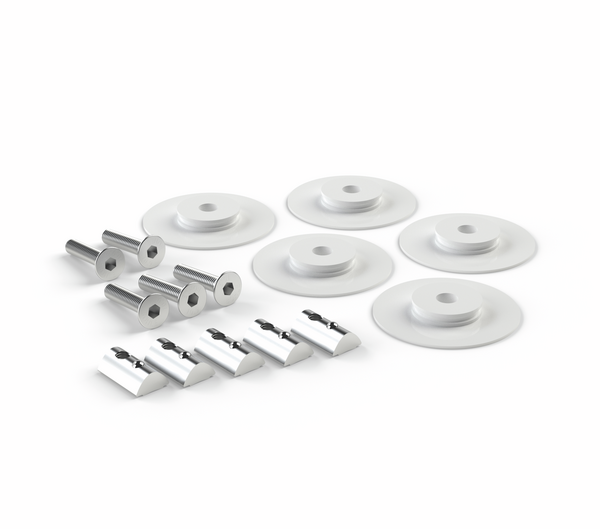 Set di accessori MasterTrack® FT distanziatore a parete/profilo di montaggio del Set di accessori MasterTrack® FT distanziatore a parete/profilo di montaggio del