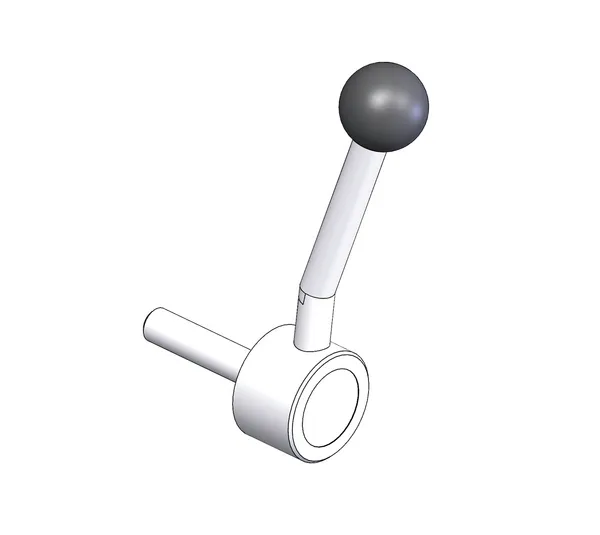 Levier de serrage plat Ø 40 mm