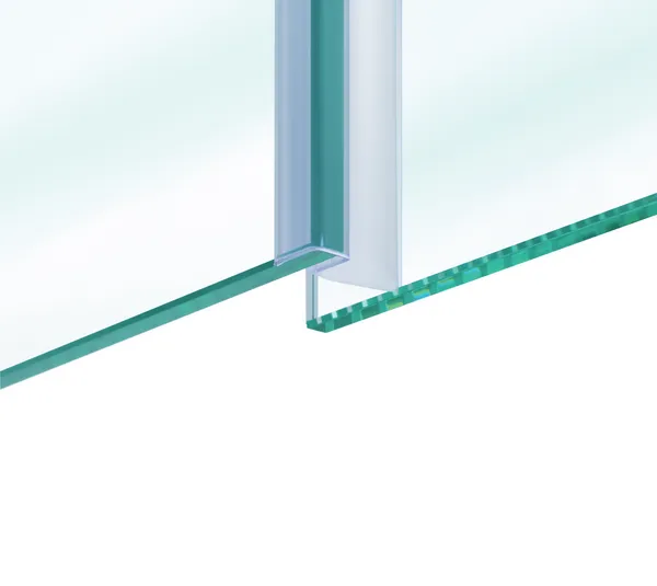 Joint de porte de douche avec lèvre d'étanchéité latérale