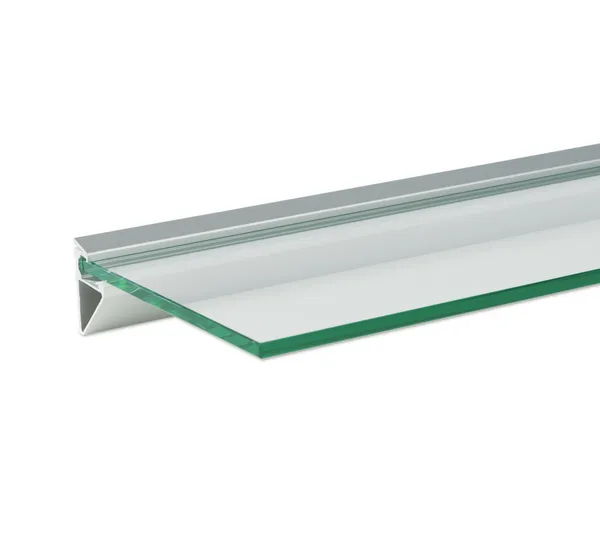 Glass shelf support profile Glass shelf support profile