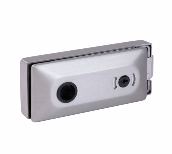 Studio porta di vetro con serratura WC 