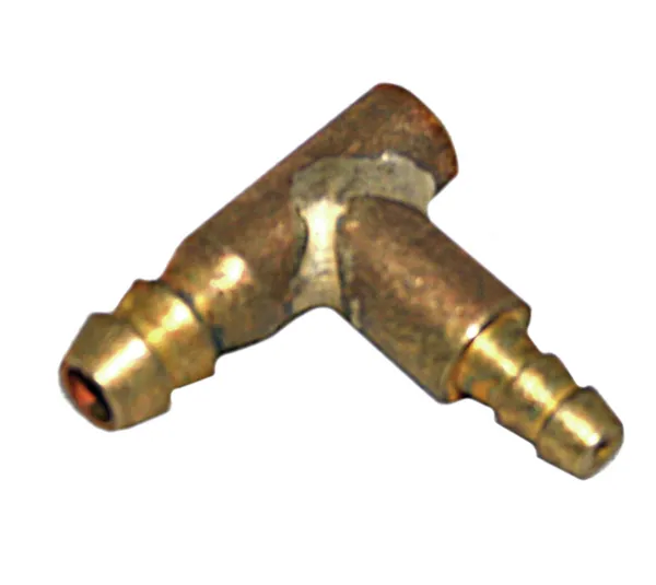 Angle connector for hose with inner diameter 5.6 mm / 6.3 mm