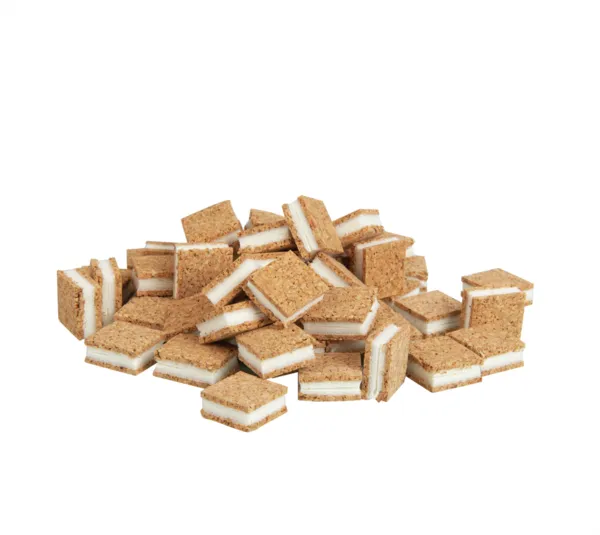 Almohadillas protectoras de corcho con espuma adhesiva