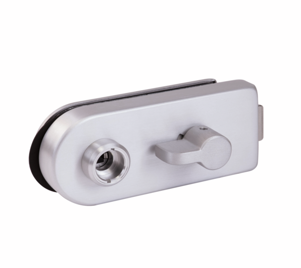 Studio serratura porta in vetro WC, rotonda Studio serratura porta in vetro WC, rotonda