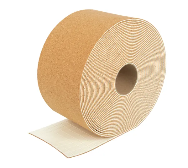 Stapelschijven van kurk met kleefschuim