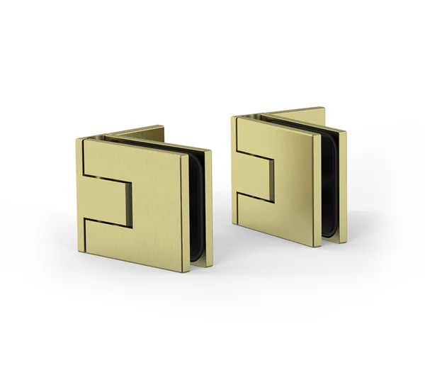 Shower door hinge Juna®, glass-wall 90° Shower door hinge Juna®, glass-wall 90°