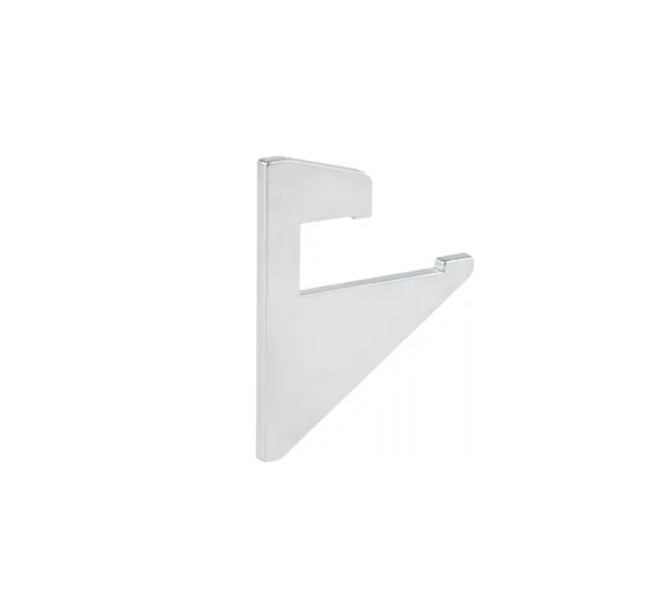 Set of end caps for glass shelf support profile Set of end caps for glass shelf support profile