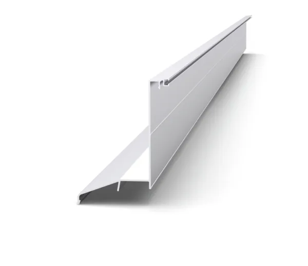 VetroMount® lateral cover profile for floor profile F VetroMount® lateral cover profile for floor profile F