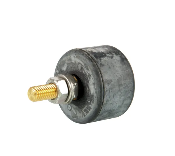 Horizontal stopper roller with hexagon nut