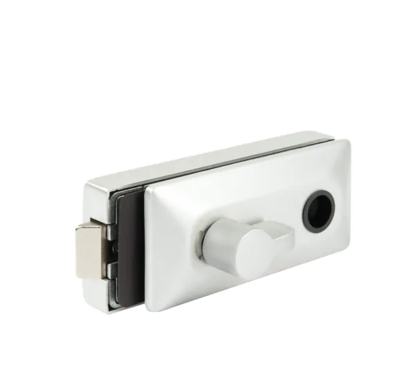 Studio porta di vetro con serratura WC 