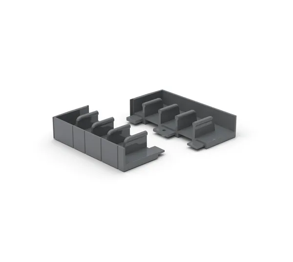 Piezas finales inferiores FloorTrack para carril de rodadura Piezas finales inferiores FloorTrack para carril de rodadura