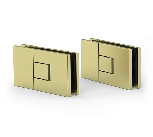 Shower door hinge Juna®, glass-glass 180° Shower door hinge Juna®, glass-glass 180°