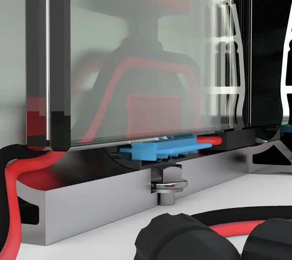 VetroMount® photovoltaic spacer block