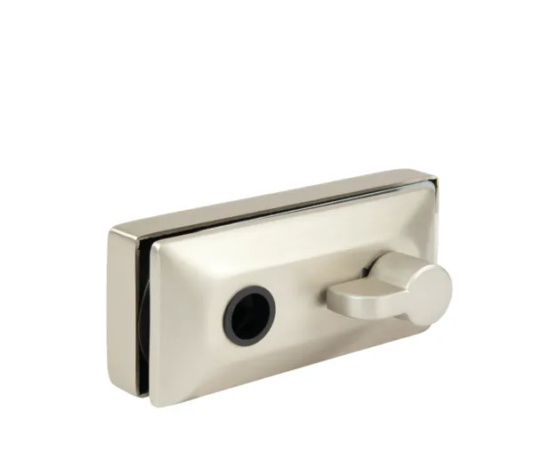 Studio porta di vetro con serratura WC 