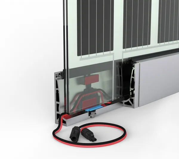 VetroMount® photovoltaic spacer block