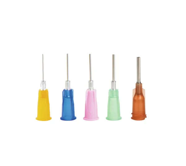 Application needle amber