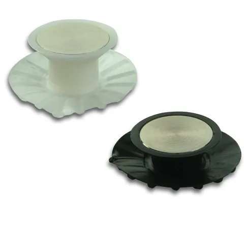GM PICO® Punkthalter, edelstahlfarbige Abdeckscheibe
