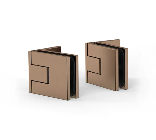 Shower door hinge Juna®, glass-wall 90° Shower door hinge Juna®, glass-wall 90°