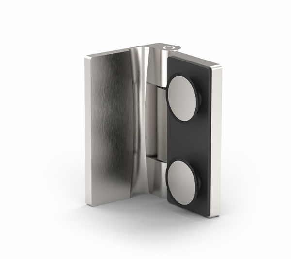 Paumelle de douche Madrid FM, verre-mur 90