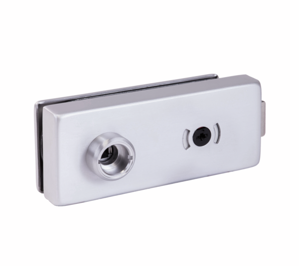 Studio porta di vetro con serratura WC 