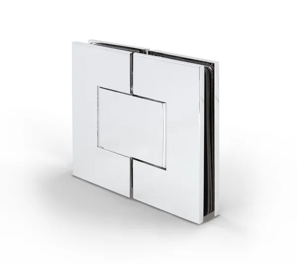 Bisagra puerta de ducha Bilbao Premium HD, vidrio-vidrio 180° 