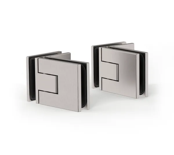 Shower door hinge Juna®, glass-glass 90° Shower door hinge Juna®, glass-glass 90°