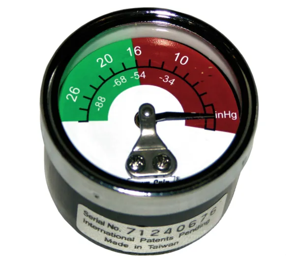 Vacuum gauge 3.8 cm Ø - ⅛ NPT - type CBM