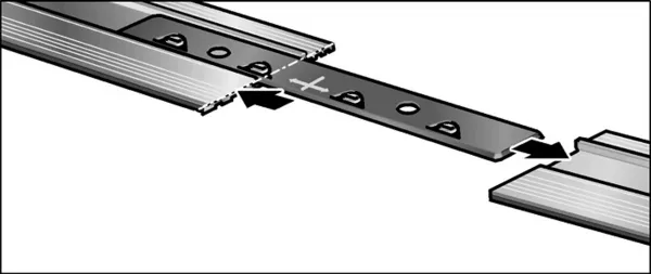 Verbinder für Führungsschiene Flex