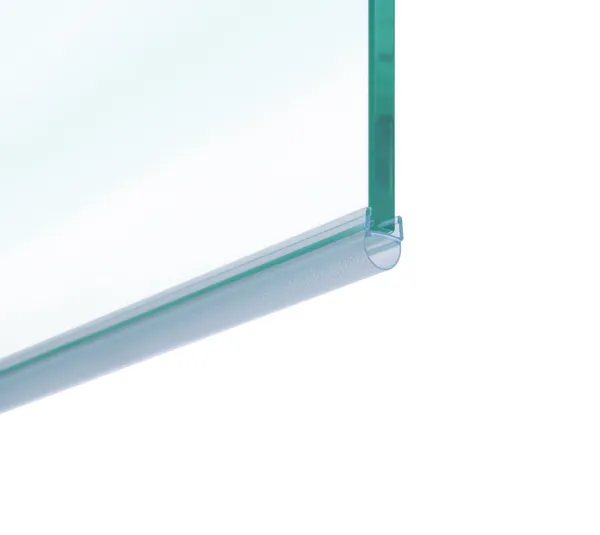 Shower door seal with bellows Shower door seal with bellows