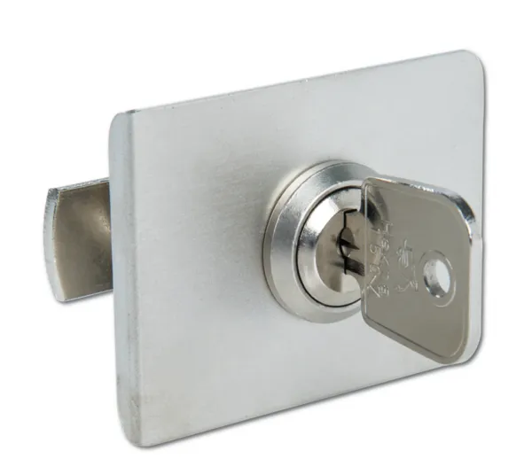 Glass door lock with glass processing Glass door lock with glass processing