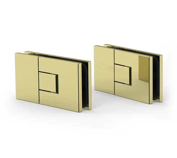 Shower door hinge Juna®, glass-glass 180°