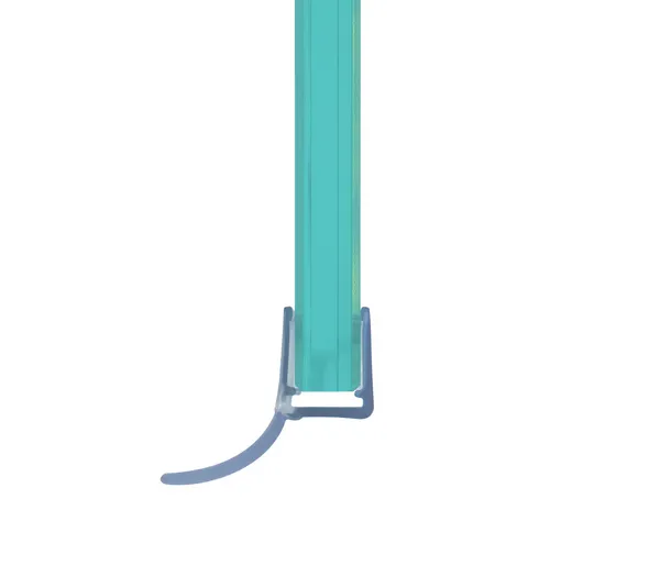 Duschtürdichtung mit langem Wasserabweiser Duschtürdichtung mit langem Wasserabweiser