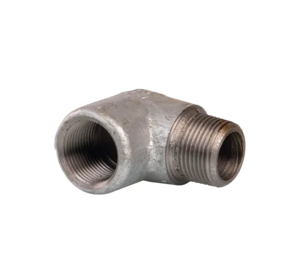 Angle piece steel, galvanised 3/4" i a 90°