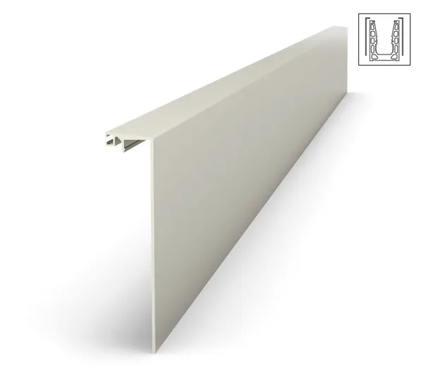 VetroMount® Heavy Duty oldalsó fedőprofil 