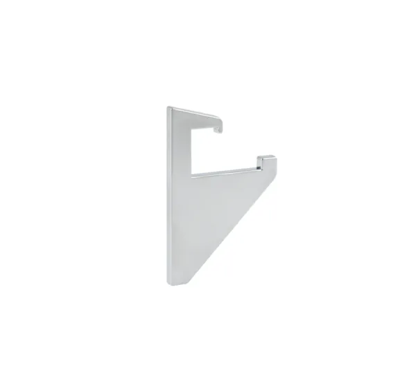 Set of end caps for glass shelf support profile Set of end caps for glass shelf support profile