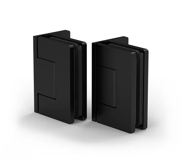 Santos shower door hinge, glass-wall 90°
