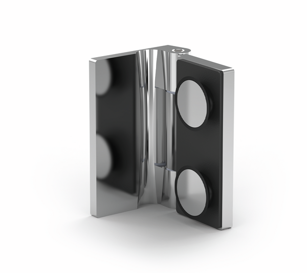 Paumelle de douche Madrid FM, verre-mur 90