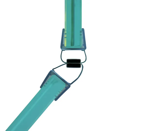 Shower door seal with magnet 135° Shower door seal with magnet 135°