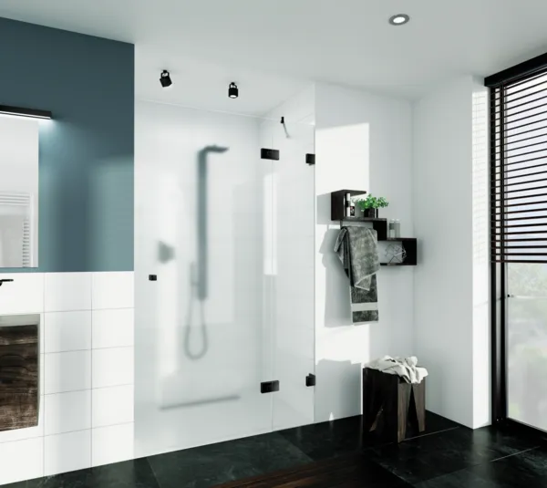 Cerniera per porte doccia Juna®, vetro-muro 90° per sauna Cerniera per porte doccia Juna®, vetro-muro 90° per sauna