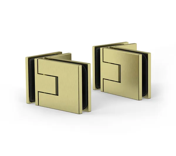 Shower door hinge Juna®, glass-glass 90° Shower door hinge Juna®, glass-glass 90°