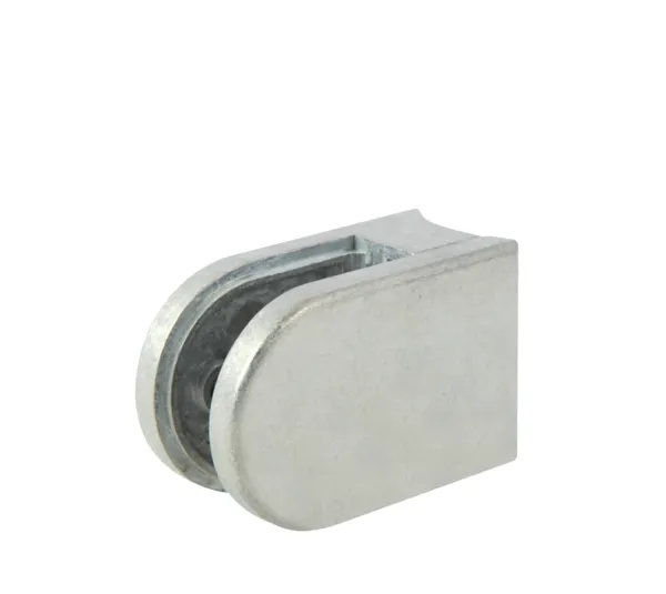 Patte de fixation demi-ronde 63 x 45 mm