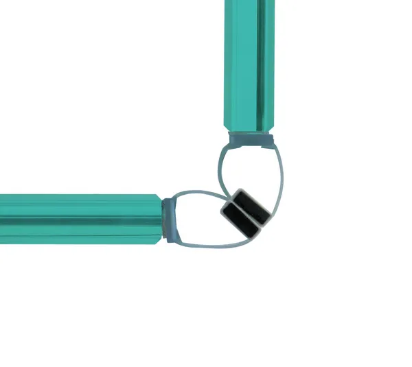 Junta autoadh. puerta ducha con imán 90°, puertas simple efecto