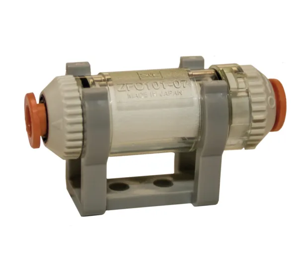 Air filter complete with fittings
