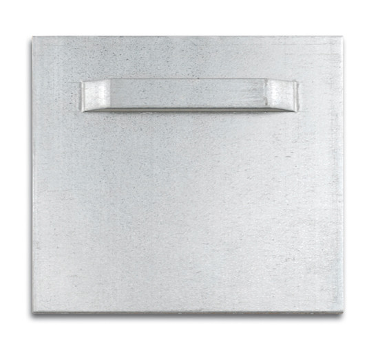 Metal Plate with One Eyelet self-adhesive