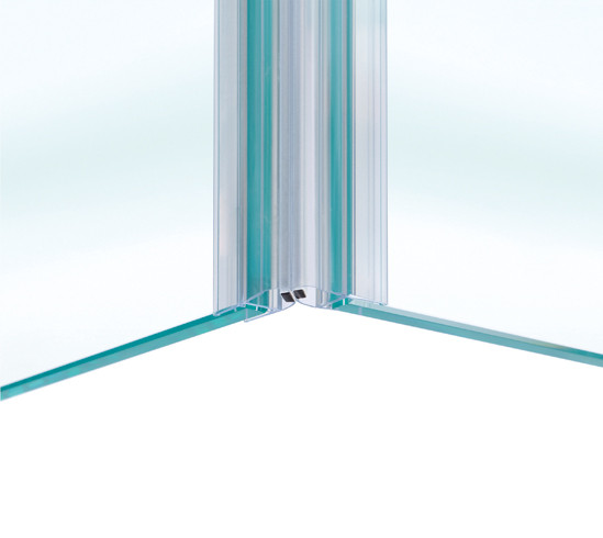 Junta para puertas de ducha con 90° perfil magnético para 6 - 8 mm