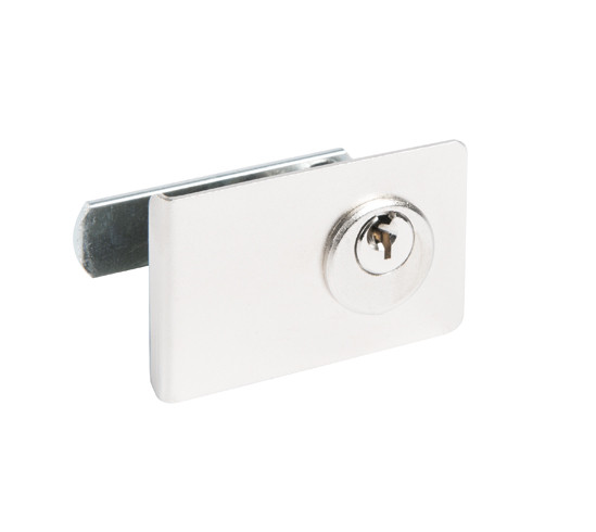Glass Door Lock With mounting plate 31 x 49 mm