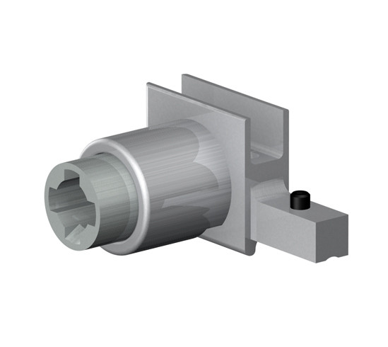 Slide Rail - with cut-out for security lock without Cylinder