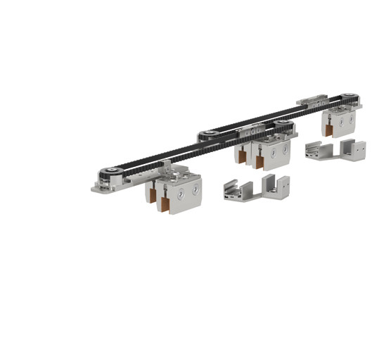 Bohle MasterTrack® BT Accessory Set Telescope , opening simultaneously, for three doors