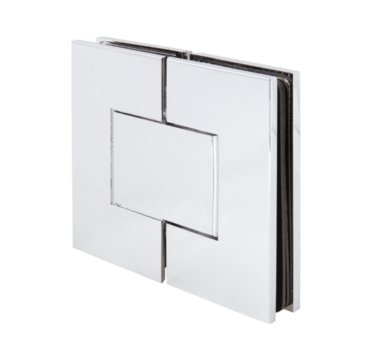 Shower Door Hinge Bilbao Premium HD glass/glass 180°